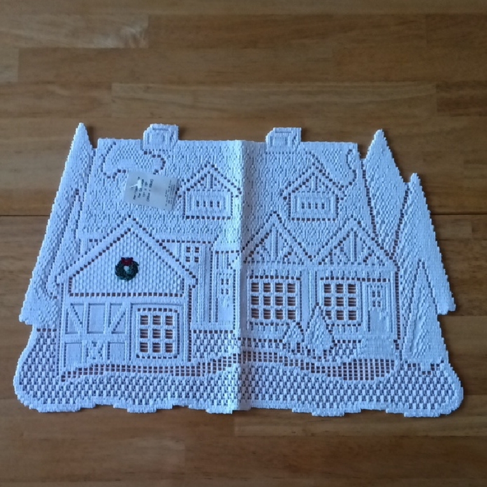 Heritage Lace White Crochet Placemat Set Of 4